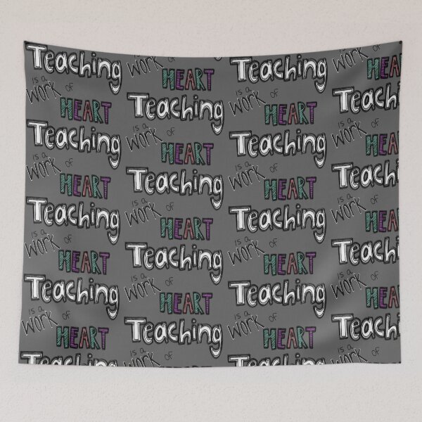 Item preview, Teaching is a work of heart designed and sold by thePaintedHook.