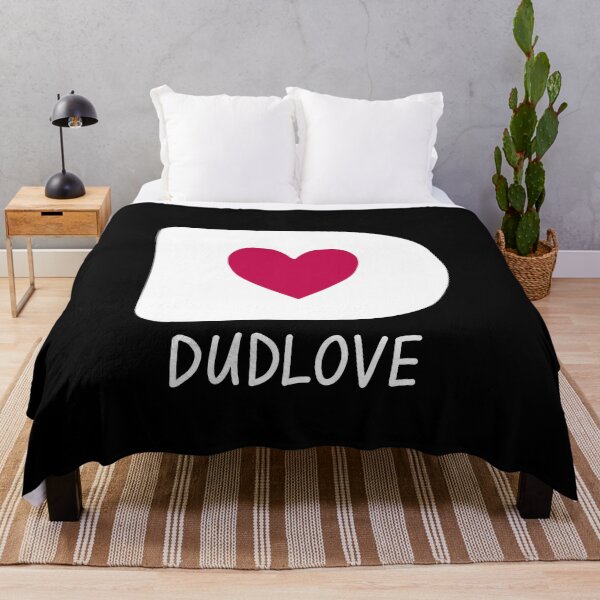 Item preview, DUDLOVE logo dark background designed and sold by dudlove-on-redbubble.