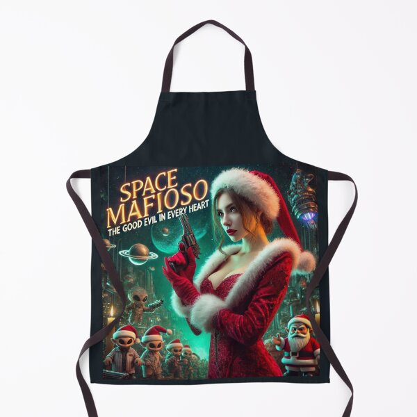 Item preview, Futuristic Space Mafioso Christmas Femme designed and sold by Voodoo Store Paranormal Collections.