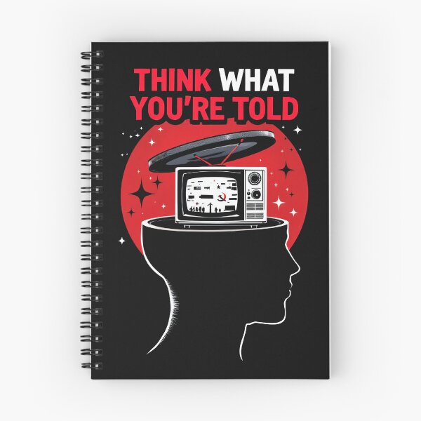Item preview, There is a black and red poster with a television in the head designed and sold by cafegrafis.