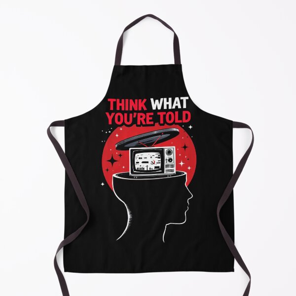 Item preview, There is a black and red poster with a television in the head designed and sold by cafegrafis.