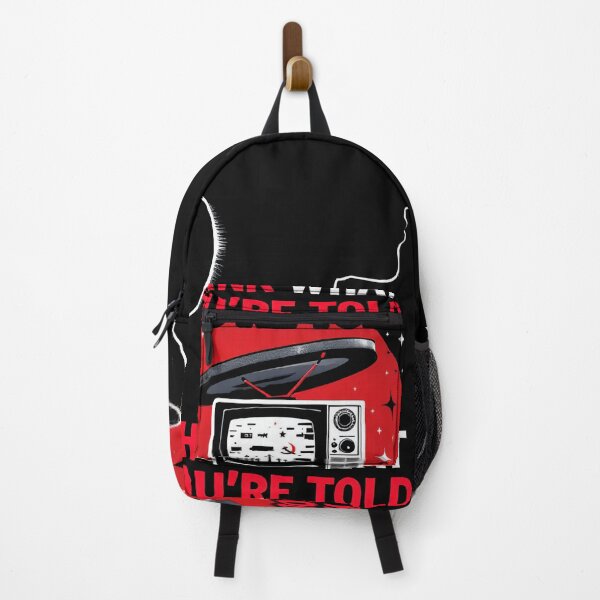 Item preview, There is a black and red poster with a television in the head designed and sold by cafegrafis.