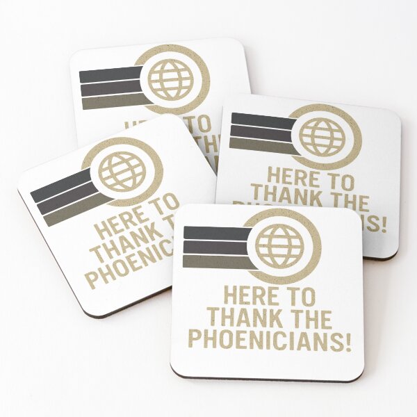 Item preview, "Thank the Phoenicians” Retro Heritage Collection designed and sold by SuperCaliFabulous™.