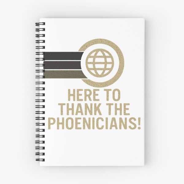 Item preview, "Thank the Phoenicians” Retro Heritage Collection designed and sold by SuperCaliFabulous™.