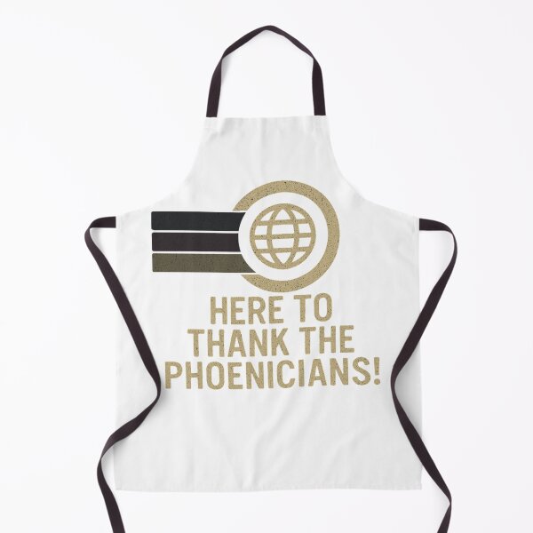 Item preview, "Thank the Phoenicians” Retro Heritage Collection designed and sold by SuperCaliFabulous™.