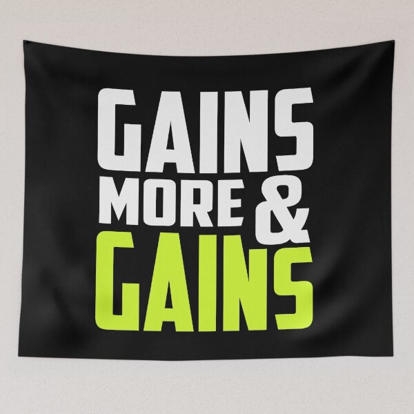 Item preview, Gains & More Gains designed and sold by TheFineShirt.