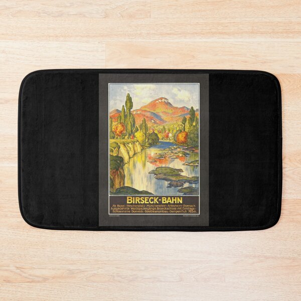 Item preview, Vintage Birseck-Bahn Travel Poster | Art Nouveau Style | Swiss Railway Lithograph | Early 20th Century | Vibrant Colors designed and sold by artofuniverse.