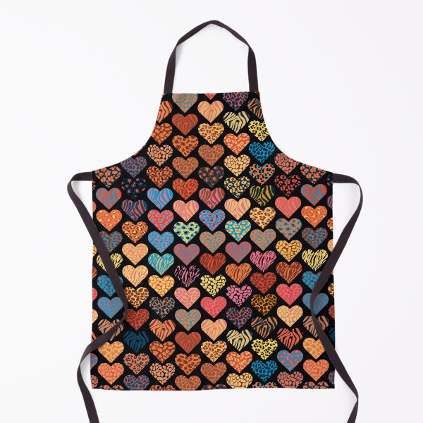 Item preview, Animal Print Heart Pattern – Wild Love Design designed and sold by Kreativa1.