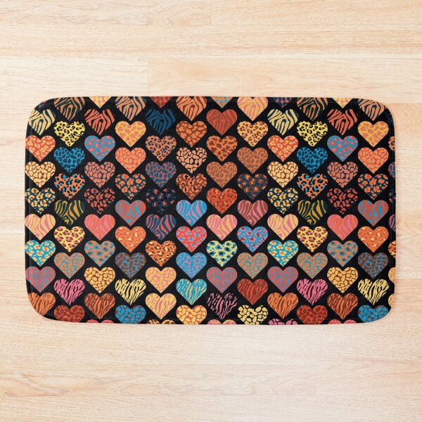Item preview, Animal Print Heart Pattern – Wild Love Design designed and sold by Kreativa1.