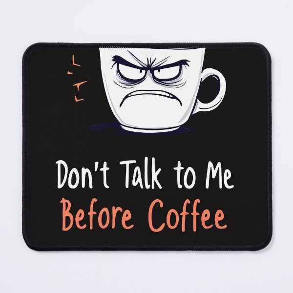 Item preview, There is a cartoon of a coffee cup with a frown on it designed and sold by cafegrafis.
