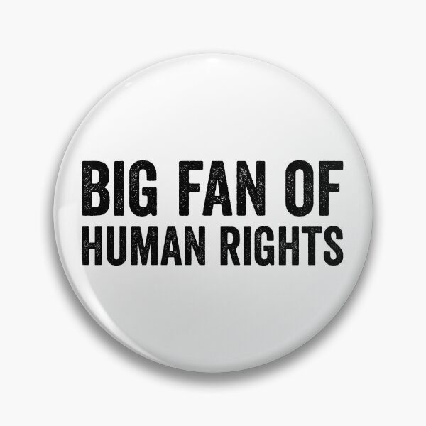 Item preview, Big Fan Of Human Rights - Democracy designed and sold by PixVib.