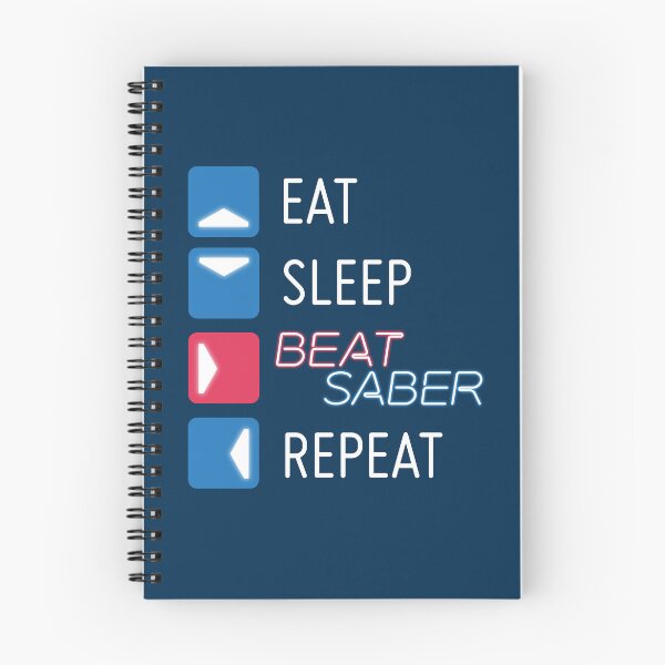 Item preview, Eat. Sleep. Beat Saber. Repeat. designed and sold by GinHans.