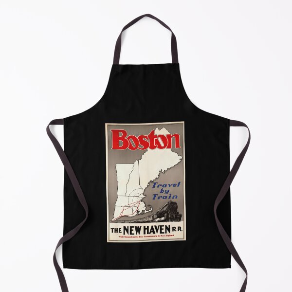 Item preview, Vintage Boston Travel Poster | New Haven Railroad Art | 1930s Train Advertisement | Art Deco Style | New England Map Print designed and sold by artofuniverse.