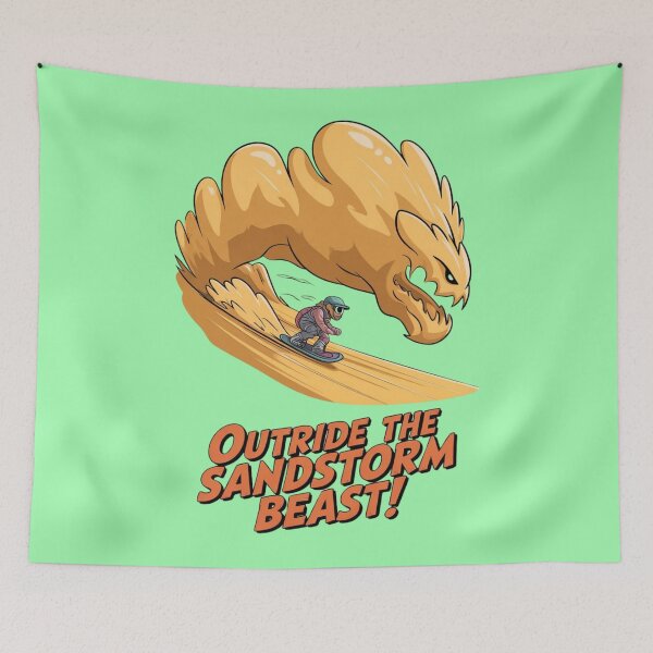 Item preview, Sandboarding vs the Sandstorm Beast – Epic Desert Escape designed and sold by Timeless Design.