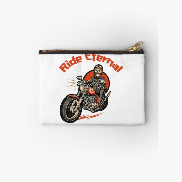 Item preview, Funny Skeleton Biker – Ride Eternal Skull Rider Graphic   designed and sold by majesty-prints.