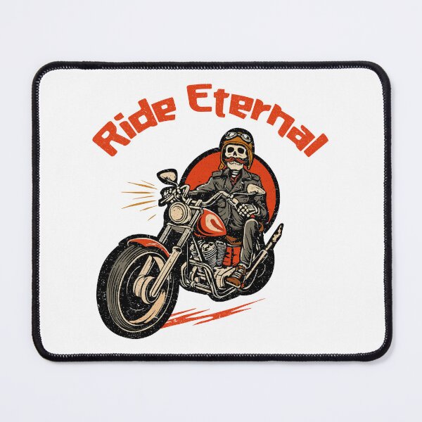 Item preview, Funny Skeleton Biker – Ride Eternal Skull Rider Graphic designed and sold by majesty-prints.