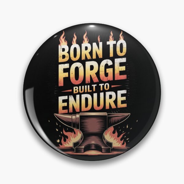 Item preview, Born to Forge – Built to Endure - Blacksmithing Design designed and sold by Timeless Design.