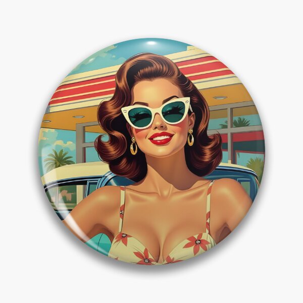 Item preview, Nostalgic Diner Art: Celebrate Summer with Vintage Flair designed and sold by MooLaLa.Store.