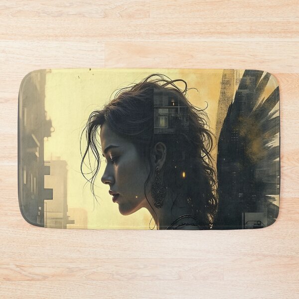 Item preview, Melancholy Urban Angel designed and sold by ShadowAndSlate.
