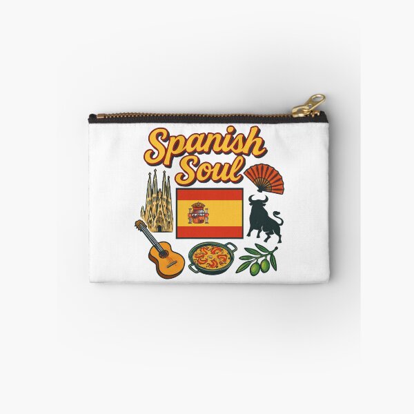 Item preview, Spanish Soul – Spain Icons Collage with Flag & Culture designed and sold by Timeless Design.