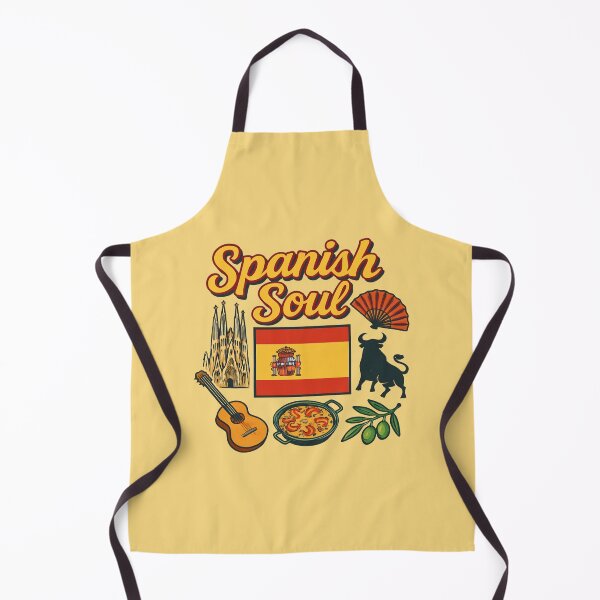 Item preview, Spanish Soul – Spain Icons Collage with Flag & Culture designed and sold by Timeless Design.
