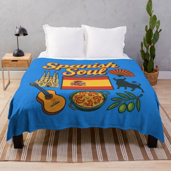 Item preview, Spanish Soul – Spain Icons Collage with Flag & Culture designed and sold by Timeless Design.