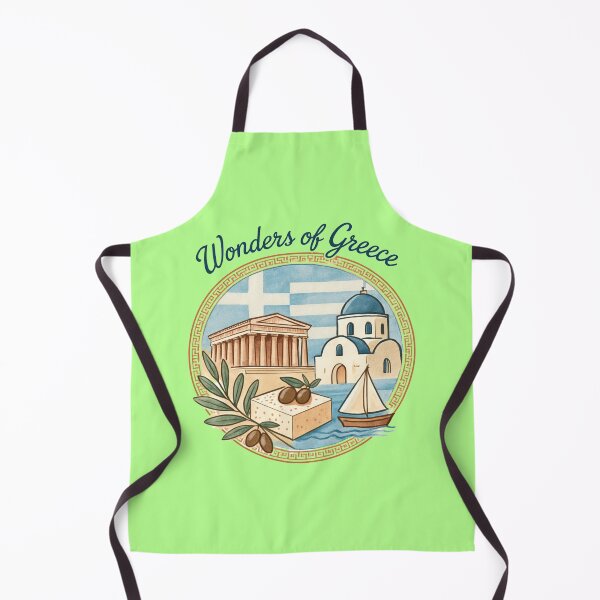 Item preview, Wonders of Greece Vintage Travel Design designed and sold by Timeless Design.