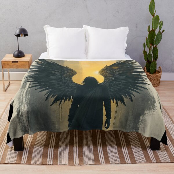 Item preview, Angelic Sunset Silhouette designed and sold by ShadowAndSlate.