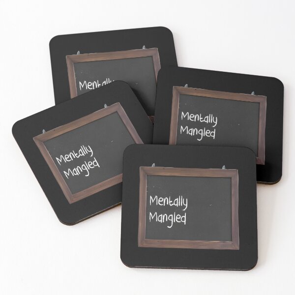 Item preview, Mentally Mangled – Twisted Dark Humor Design for the Broken Minded designed and sold by Dark Humor Designs Co..