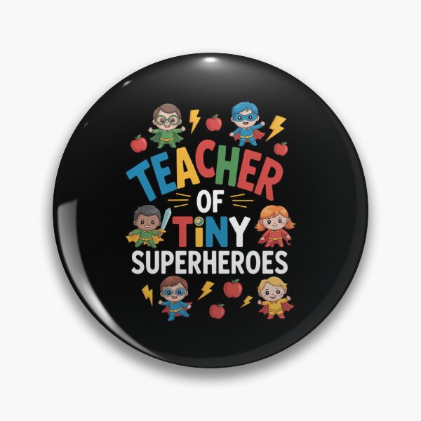 Item preview, Teacher Of Tiny Superheroes Funny Teach 100th Day Of School designed and sold by CookWorldLaughs.