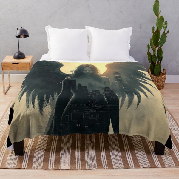 Item preview, Dark Angel Cityscape designed and sold by ShadowAndSlate.