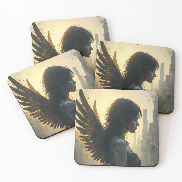 Item preview, Golden Winged Wanderer Urban Street designed and sold by ShadowAndSlate.