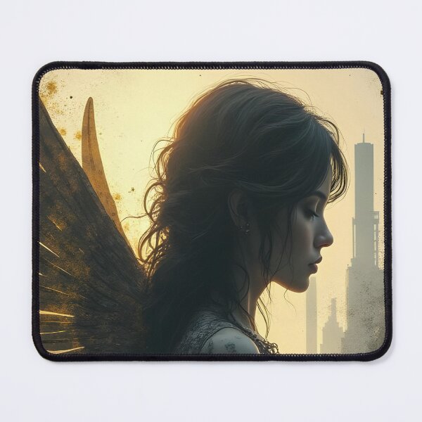 Item preview, Golden Winged Wanderer Urban Street designed and sold by ShadowAndSlate.