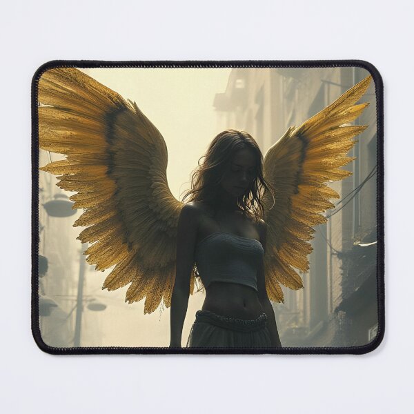 Item preview, Neon Urban Angel Grunge Art designed and sold by ShadowAndSlate.