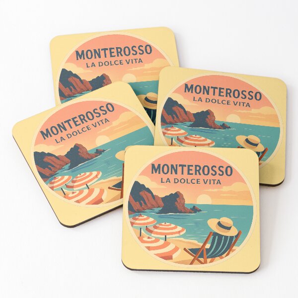 Item preview, Monterosso Beach View – Travel Art designed and sold by Timeless Design.