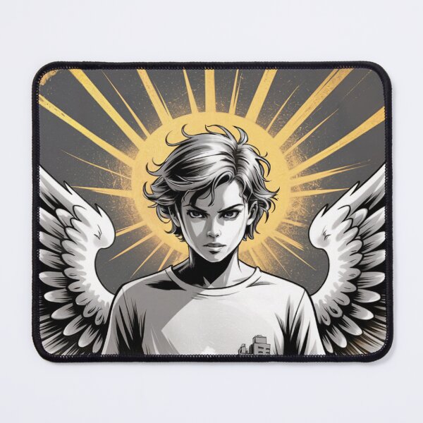 Item preview, Urban Angelic Protector Comic Art designed and sold by ShadowAndSlate.