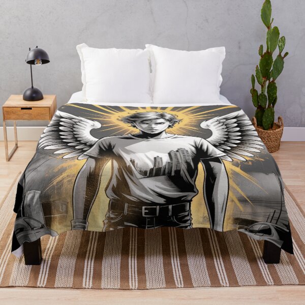 Item preview, Urban Angelic Protector Comic Art designed and sold by ShadowAndSlate.