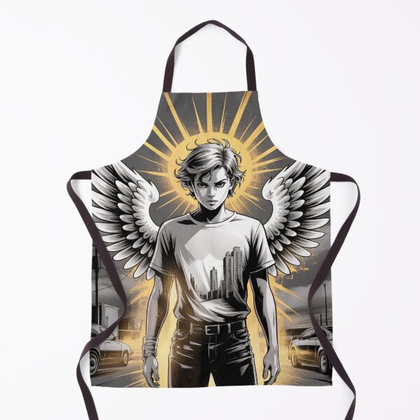 Item preview, Urban Angelic Protector Comic Art designed and sold by ShadowAndSlate.