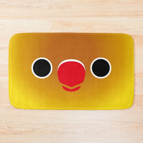 Item preview, The face of a pastel green masked lovebird designed and sold by INKOYADO.