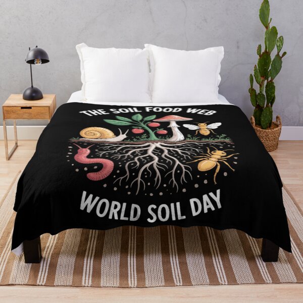 Item preview, La red alimentaria del suelo Ropa para el Día Mundial del Suelo designed and sold by CookWorldLaughs.