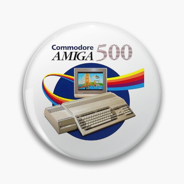 Item preview, Amiga 500 Retro Computer Vintage Poster designed and sold by Retr0Tshirts.