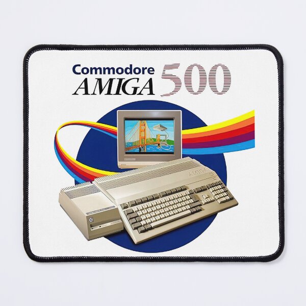 Item preview, Amiga 500 Retro Computer Vintage Poster designed and sold by Retr0Tshirts.