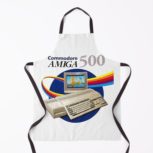 Item preview, Amiga 500 Retro Computer Vintage Poster designed and sold by Retr0Tshirts.