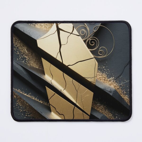 Item preview, Golden Rift Abstract designed and sold by ShadowAndSlate.