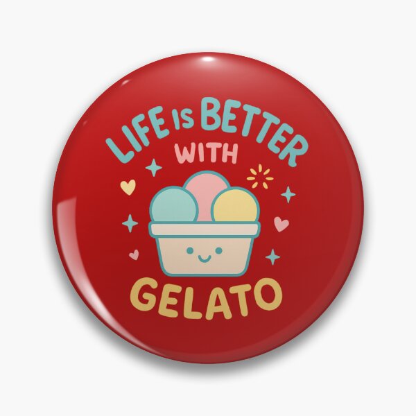 Item preview, Life Is Better With Gelato – Cute Summer Italian Art designed and sold by Timeless Design.