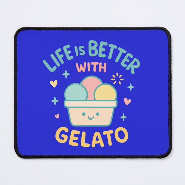 Item preview, Life Is Better With Gelato – Cute Summer Italian Art designed and sold by Timeless Design.
