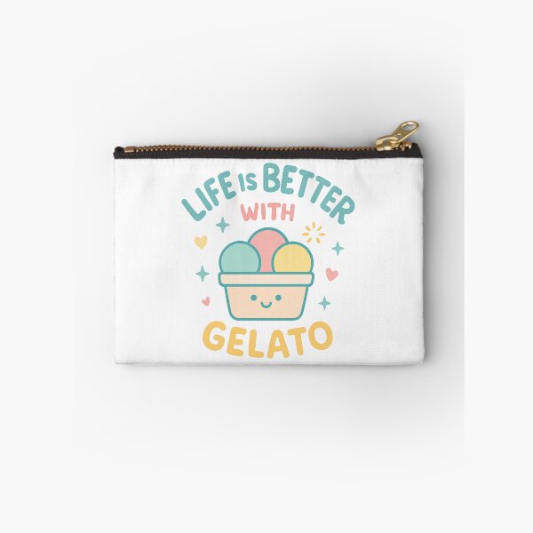 Item preview, Life Is Better With Gelato – Cute Summer Italian Art designed and sold by Timeless Design.