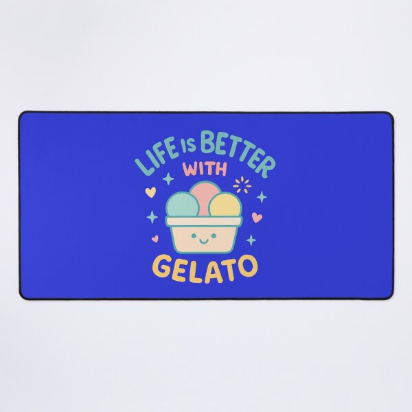 Item preview, Life Is Better With Gelato – Cute Summer Italian Art designed and sold by Timeless Design.
