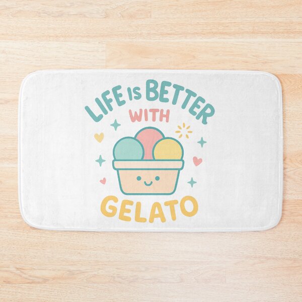 Item preview, Life Is Better With Gelato – Cute Summer Italian Art designed and sold by Timeless Design.