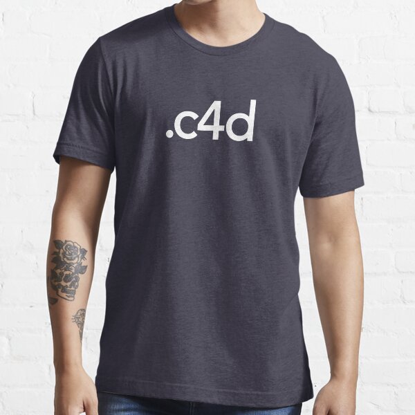 Cinema 4D File Extension Essential T-Shirt